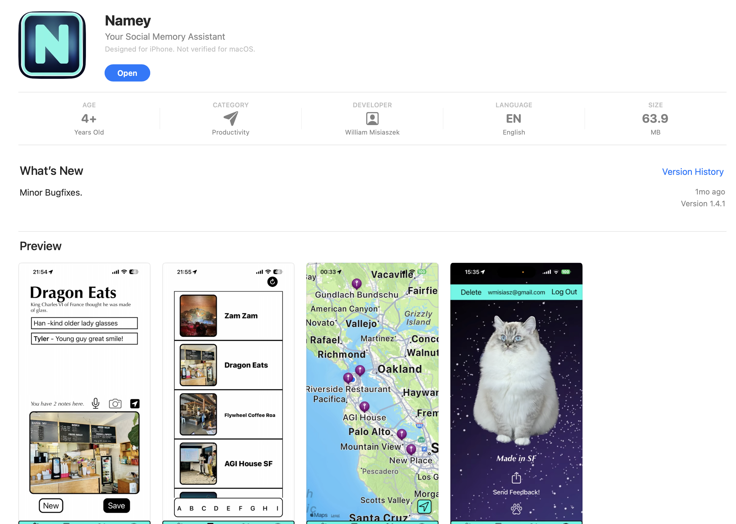 Namey Screenshot